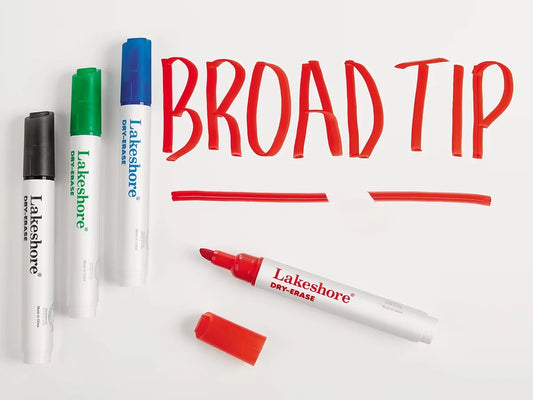 Write & Wipe Broad-Tip Markers - US 9369