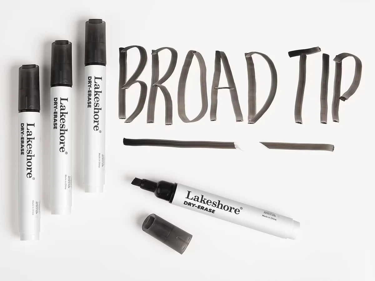 Write & Wipe Broad-Tip Markers - US 9369