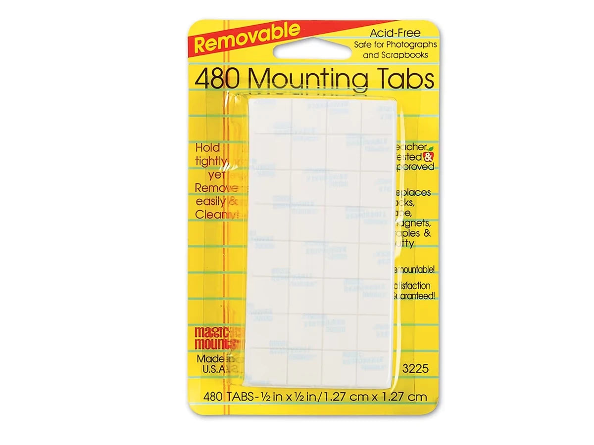 Removable Mounting Tabs - Set of 480 - US 9031