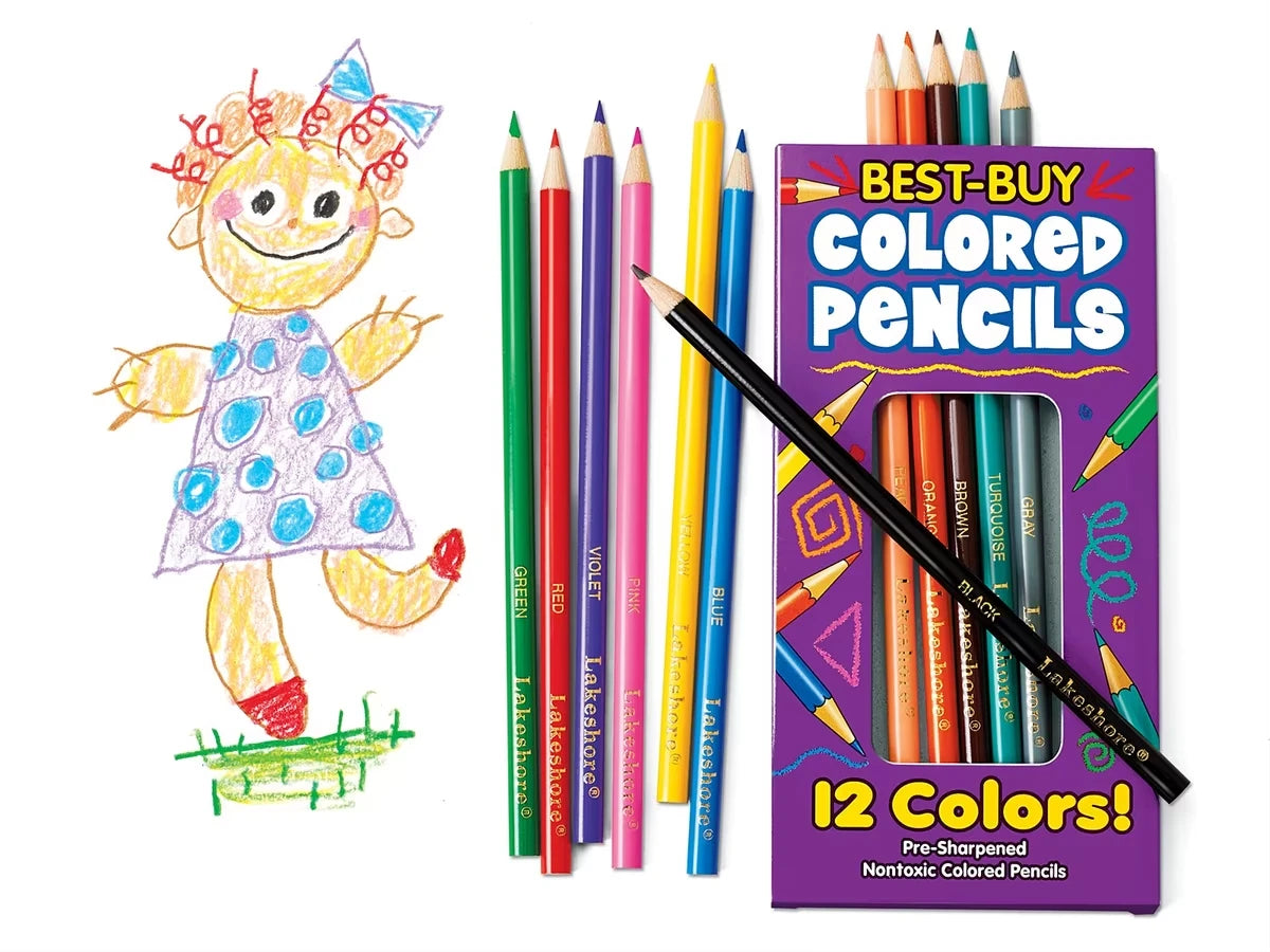 Best-Buy Colored Pencils - Set of 12 - US 7164