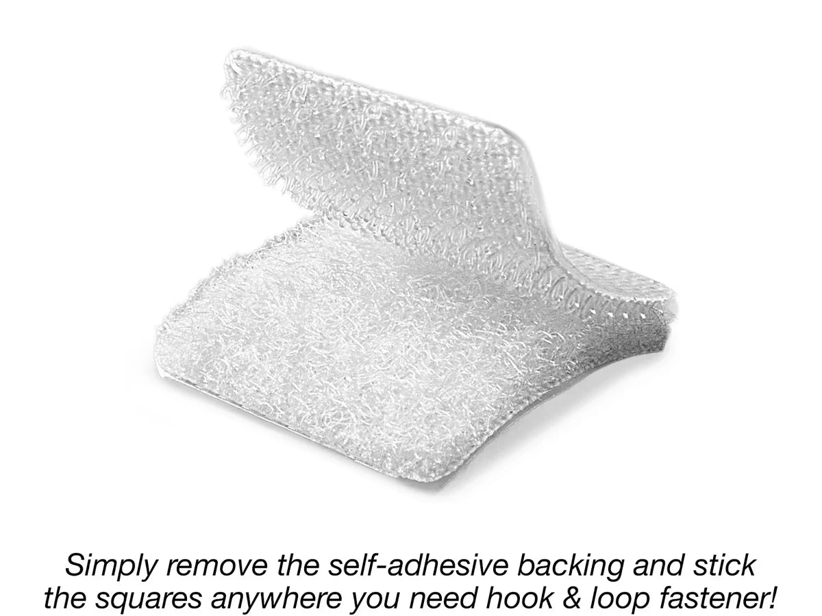 Self-Adhesive Hook & Loop Squares - Each Pack - US 2022