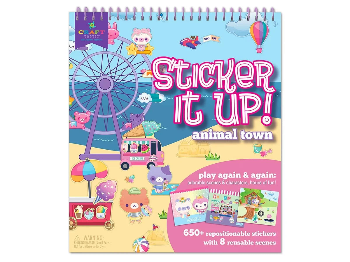 Sticker It Up! Animal Town Pad - US 3989