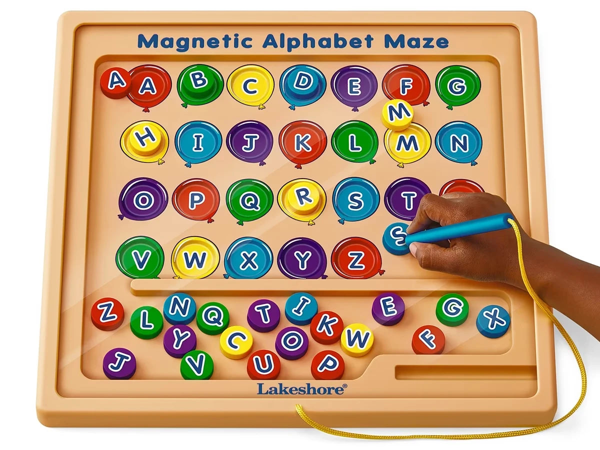 Magnetic Alphabet Maze - US 3674