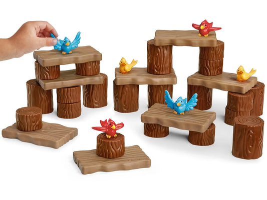 Cheerful Birds Tree Blocks - US 7265