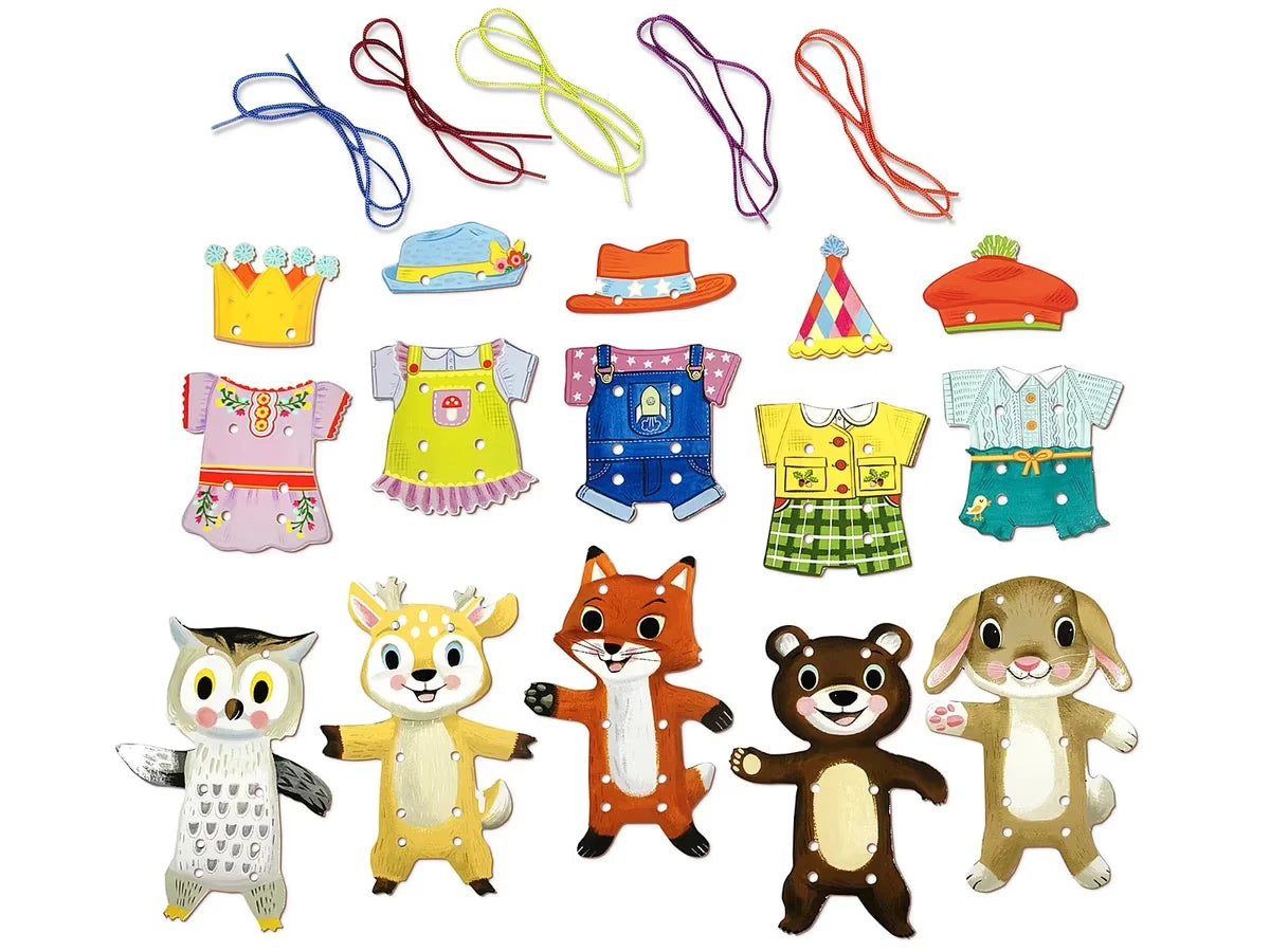 Woodland Friends Lacing Cards - US 5405