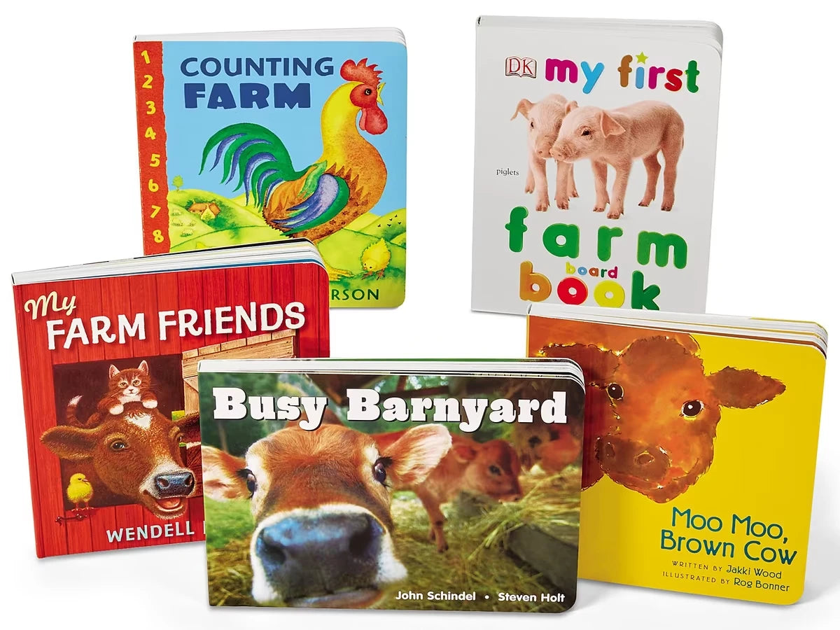 On the Farm Board Book Library - US 7606