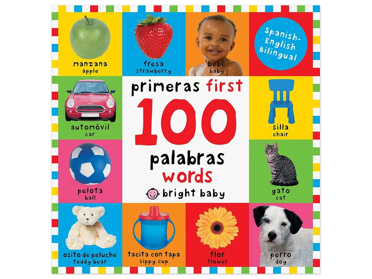 First 100 Words Bilingual Board Book - US 7057