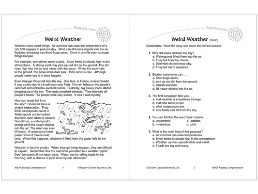 Master Reading Comprehension Workbook - Gr. 3 - US 4512