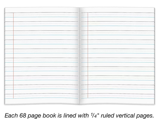 Levels 58-96 Spanish Dictation Books – Set of 10 - US 8598