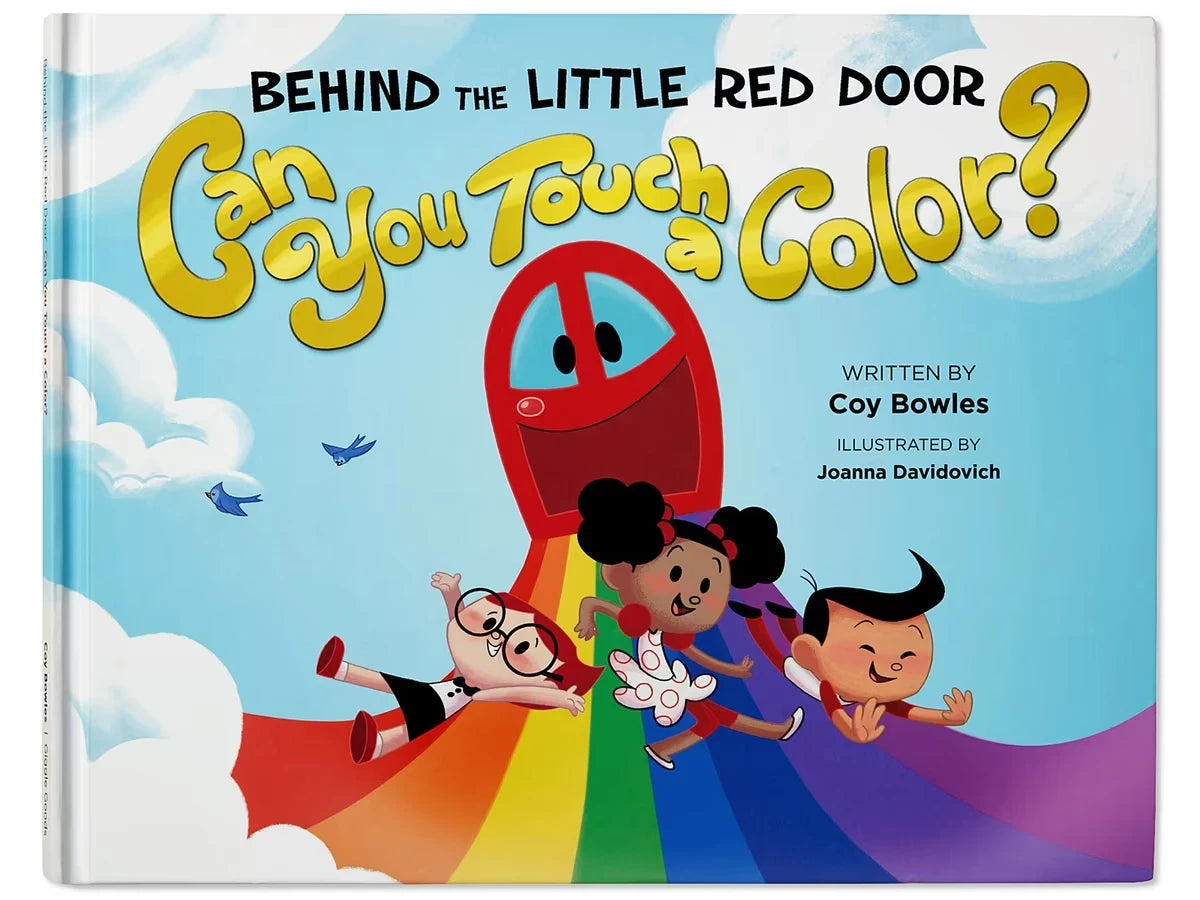 Behind the Little Red Door: Can You Touch a Color? Hardcover Book - US 8166