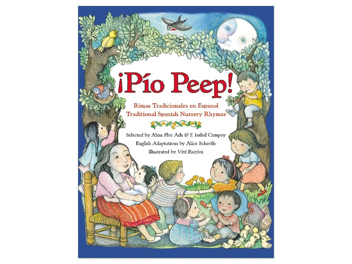 ¡Pío Peep!: Traditional Spanish Nursery Rhymes Bilingual Hardcover Book - US 6859