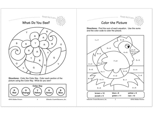 Hidden Pictures Workbook - Gr. 1-2 - US 8128