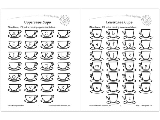 Kindergarten Fun Workbook - US 6210