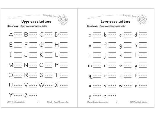 First-Grade Workbook - US 4185