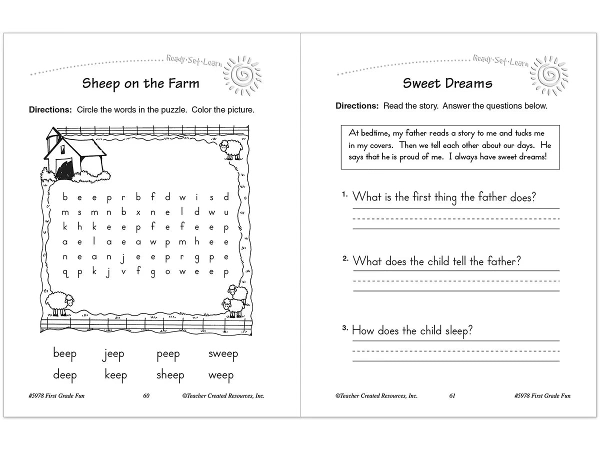 First-Grade Fun Workbook - US 9506