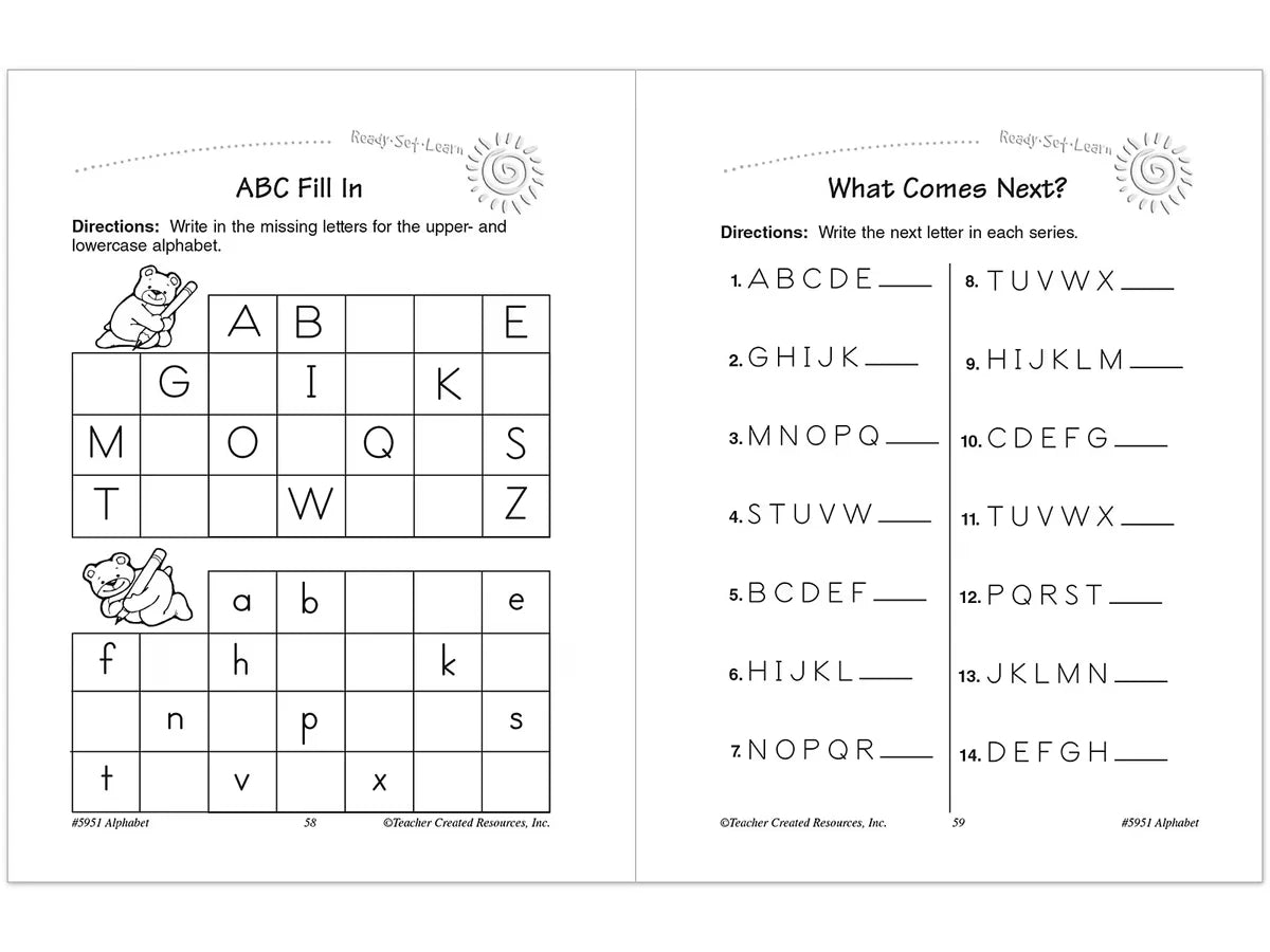 Alphabet Fun Workbook - US 5386