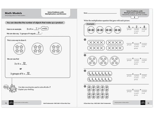 Math Fundamentals Workbook - Gr. 3 - US 6313