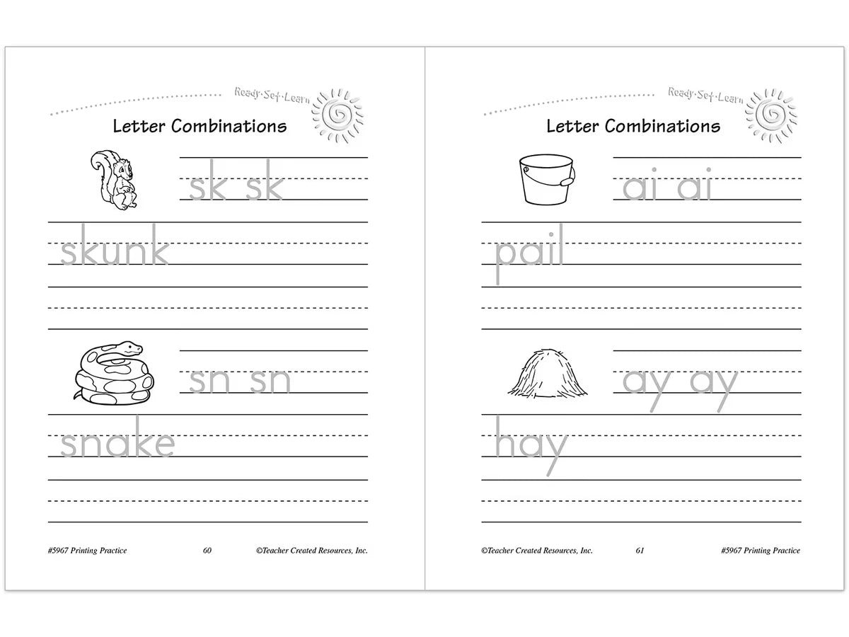 Printing Practice Workbook - US 5031