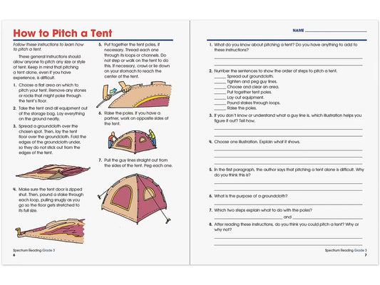 Spectrum® Reading Workbook - Gr. 3 - US 9546