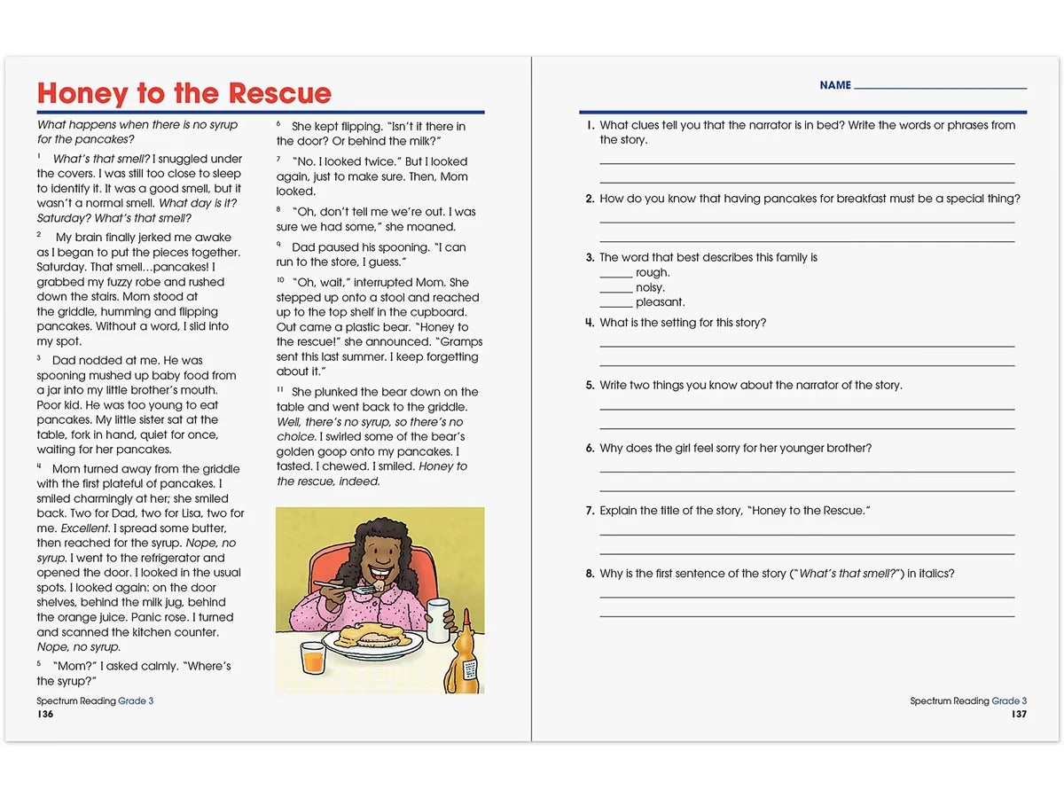 Spectrum® Reading Workbook - Gr. 3 - US 9546