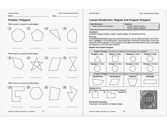 Geometry Basics Workbook - US 1270