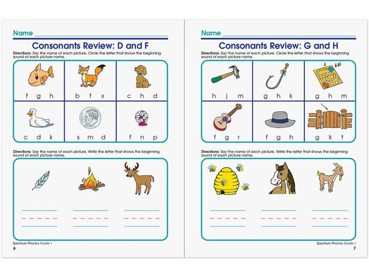 Spectrum® Phonics Workbook - Gr. 1 - US 9212