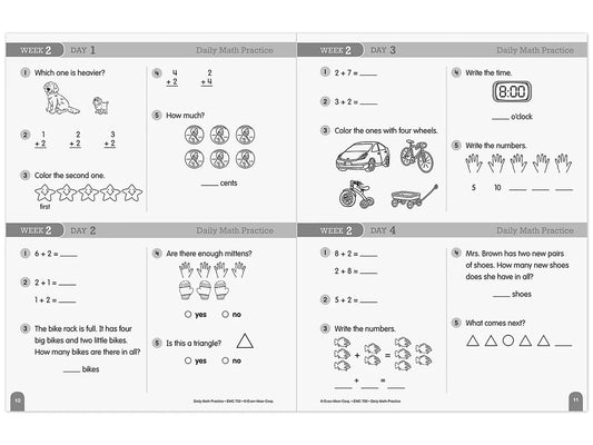 Daily Math Practice Workbook - Gr. 1 - US 5659