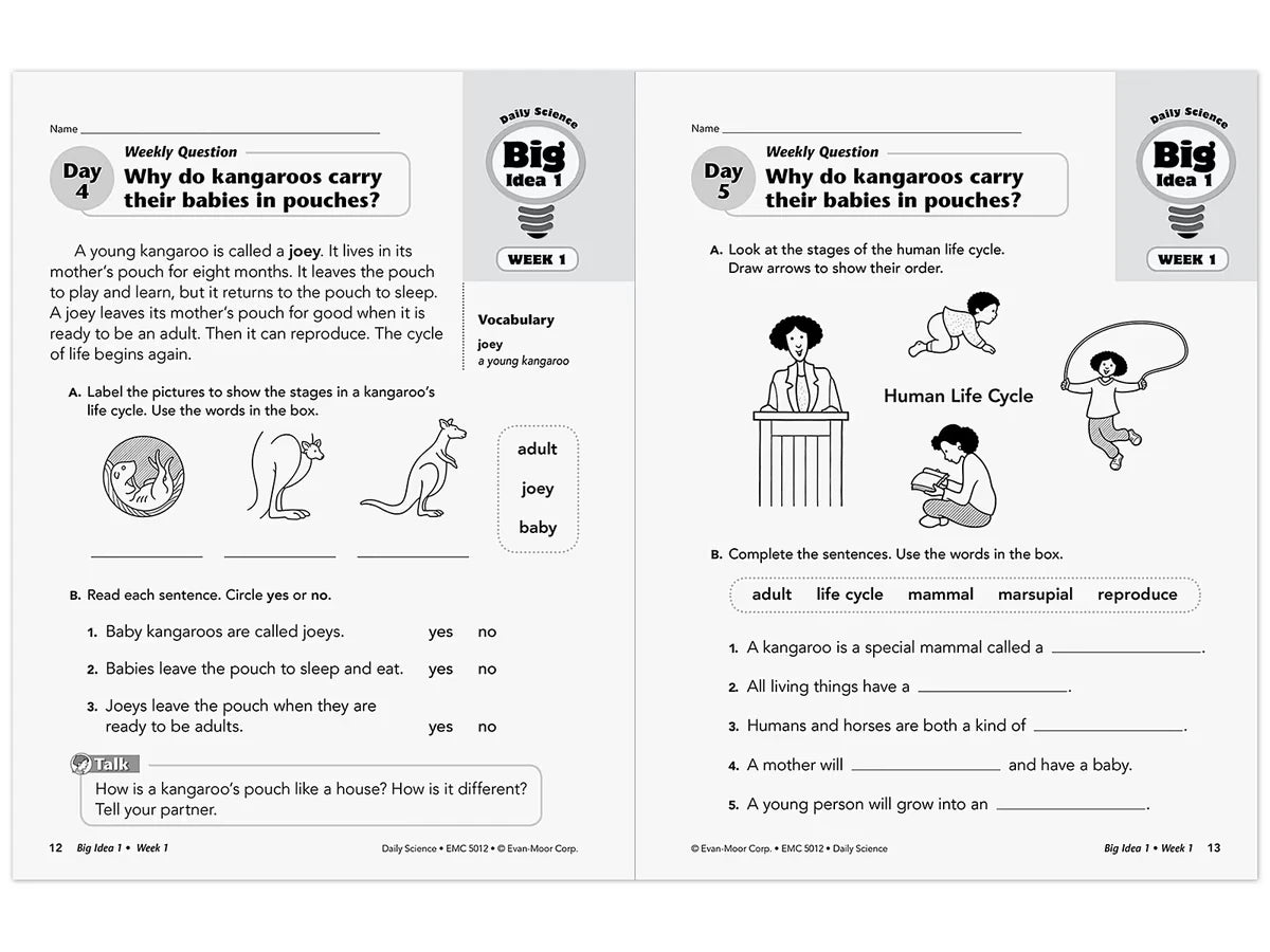 Daily Science Reproducible Activities Workbook - Gr. 2 - US 1095