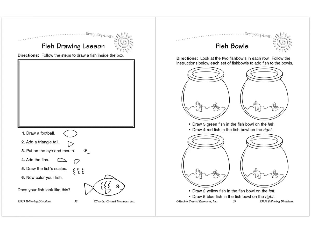Following Directions Workbook - US 1908
