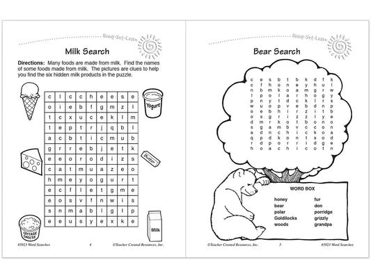 Word Searches Workbook - Gr. 3 - US 1868