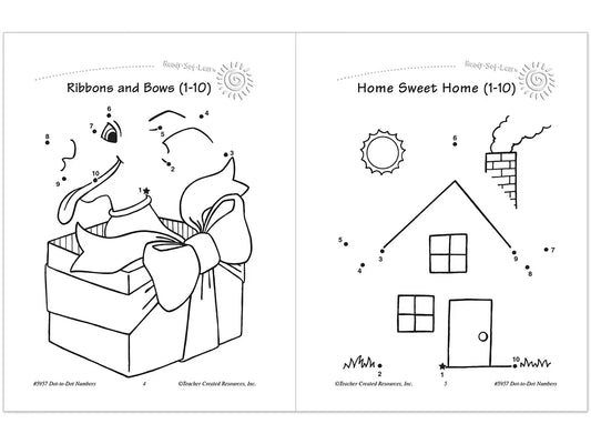 Dot-To-Dot Numbers Workbook - US 1623