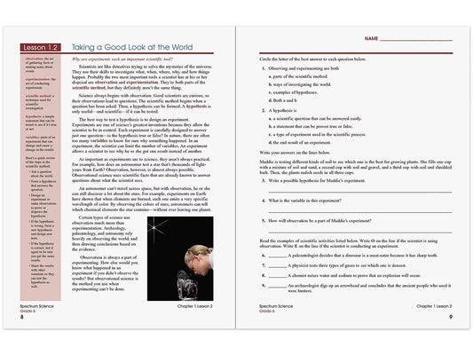 Spectrum® Science Workbook - Gr. 6 - US 5126
