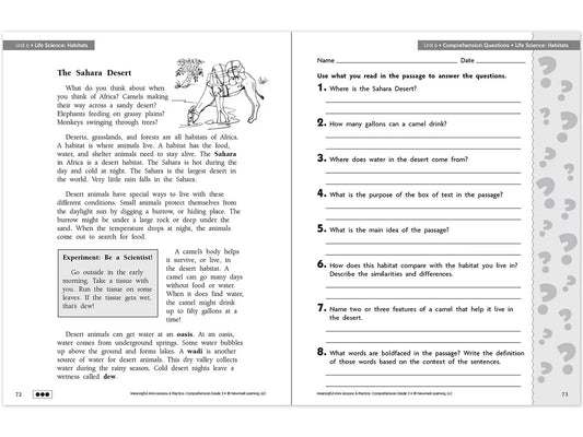 Comprehension Workbook - Gr. 3 - US 9260