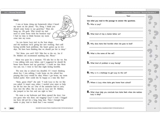 Comprehension Workbook - Gr. 4 - US 2855