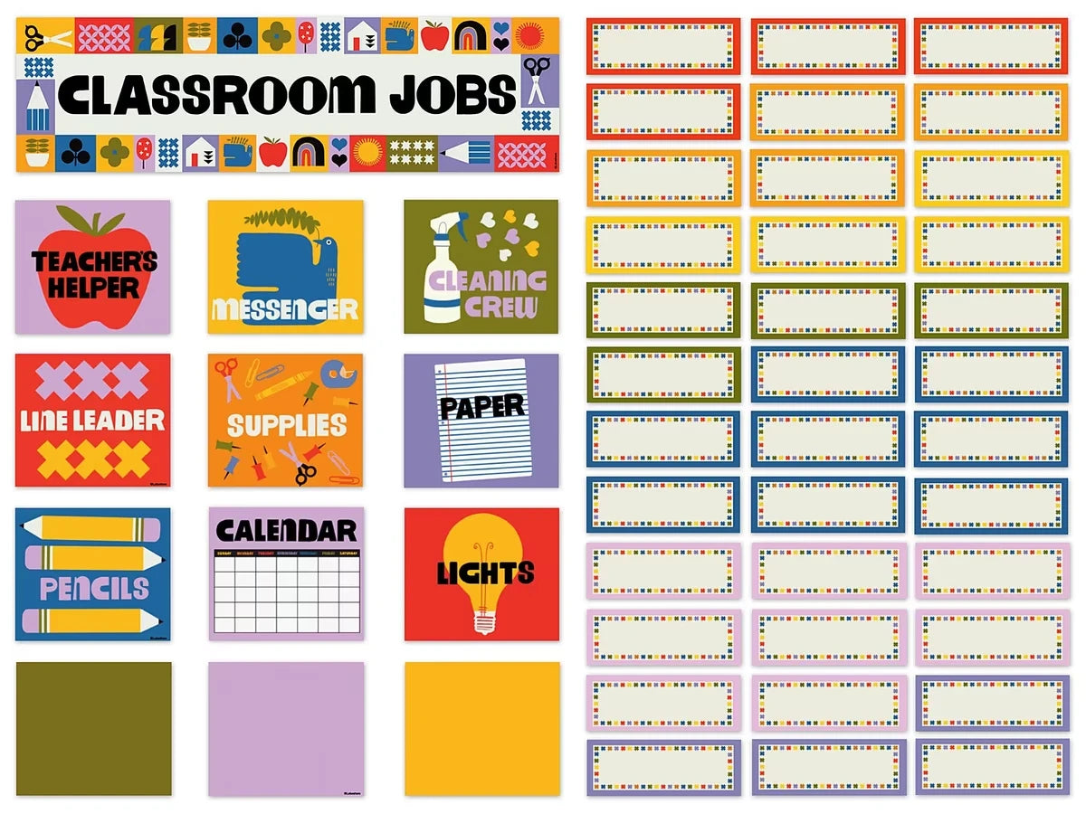 Lisa Congdon Classroom Jobs Bulletin Board Set - US 2582