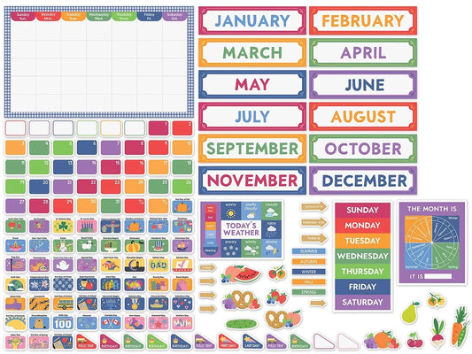 Farmers Market Calendar Bulletin Board Set - US 8914