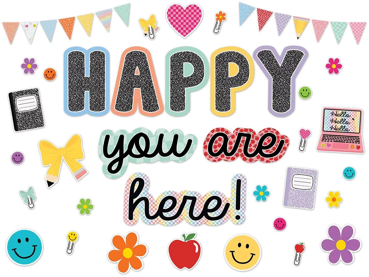 Cool for School Happy You Are Here Bulletin Board Set - US 3170