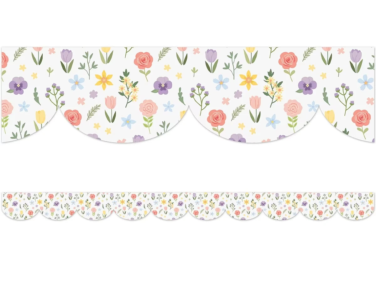 Spring Garden Scalloped Border - US 7843