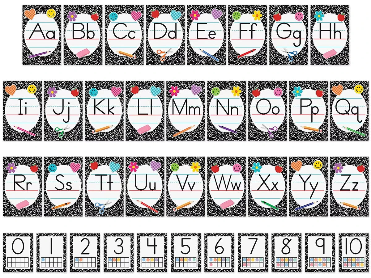 Cool for School Alphabet Card Bulletin Board Set - US 3468