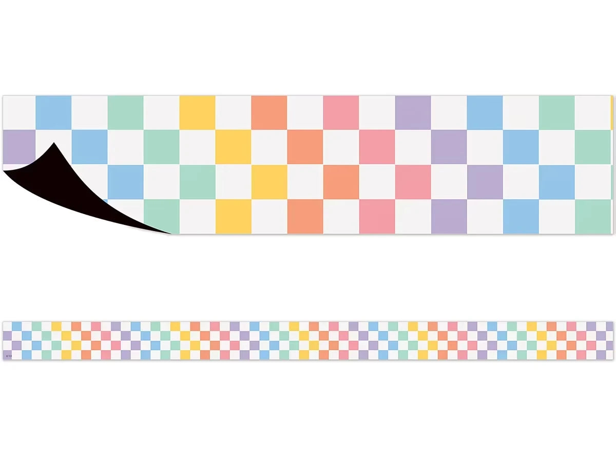 Cool for School Checkered Border - US 8787
