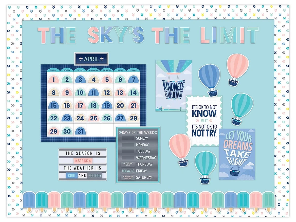 Calm & Cool 5" Punch-Out Letters - US 9461