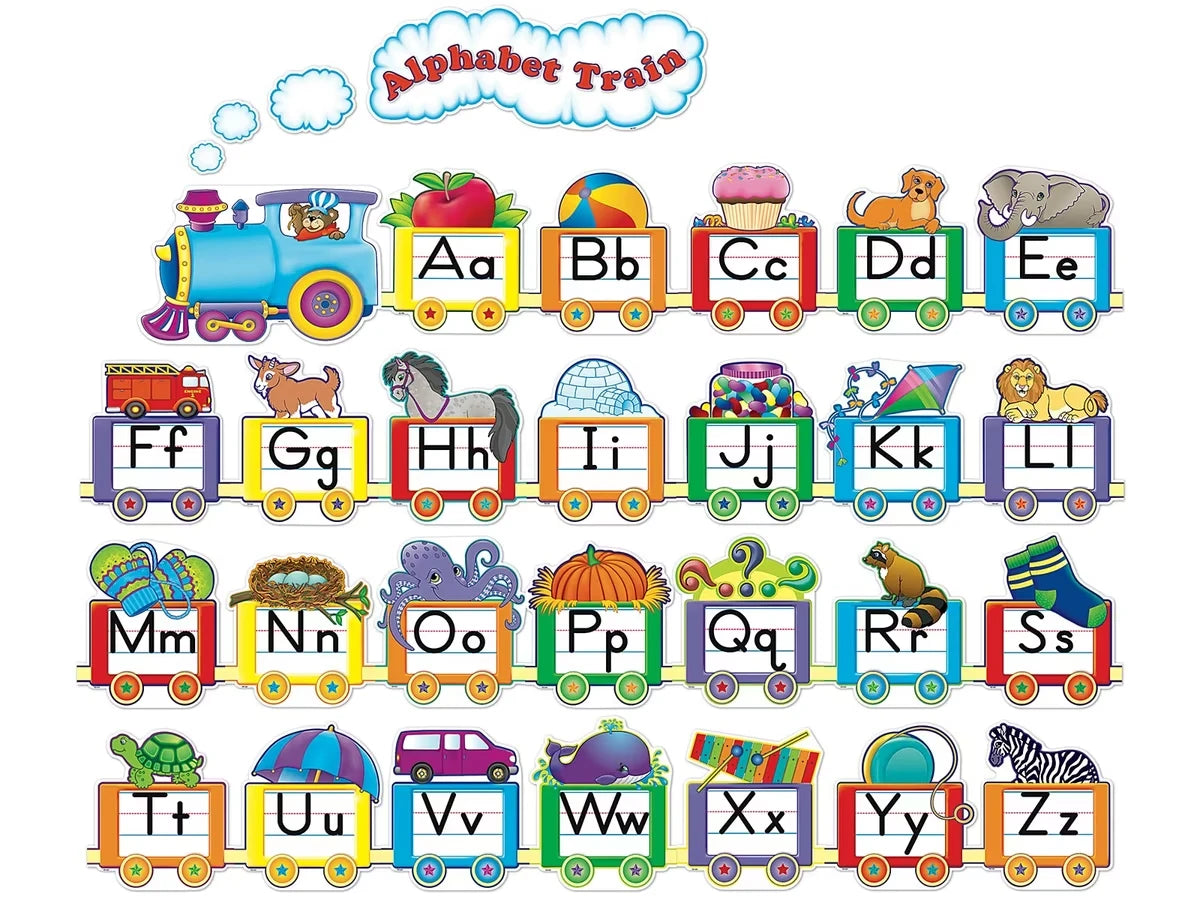 Alphabet Train Bulletin Board Set - US 7884