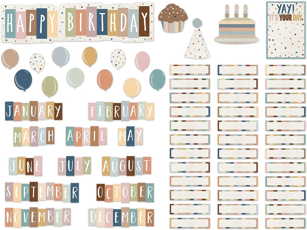 Everyone Is Welcome Birthday Bulletin Board Set - US 4352