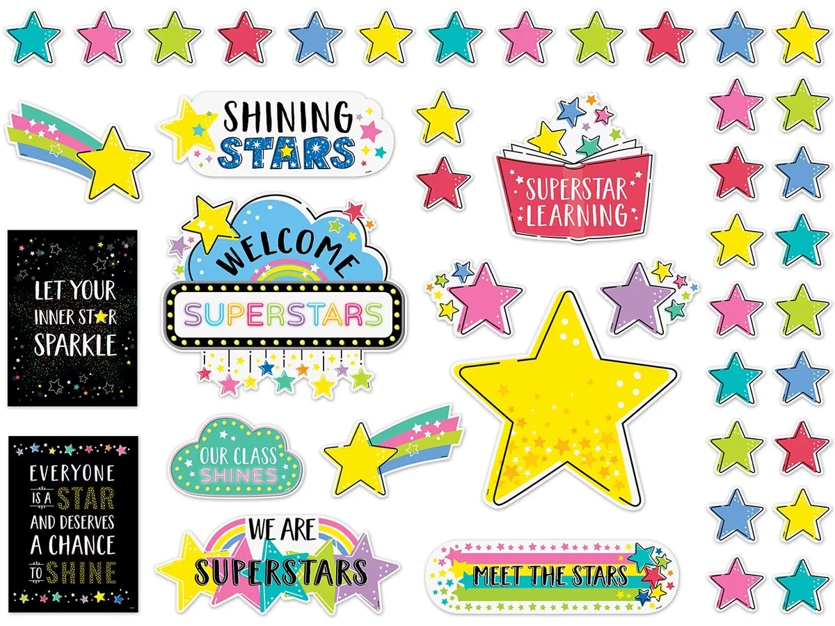 Star Bright Motivational Bulletin Board Set - US 9676