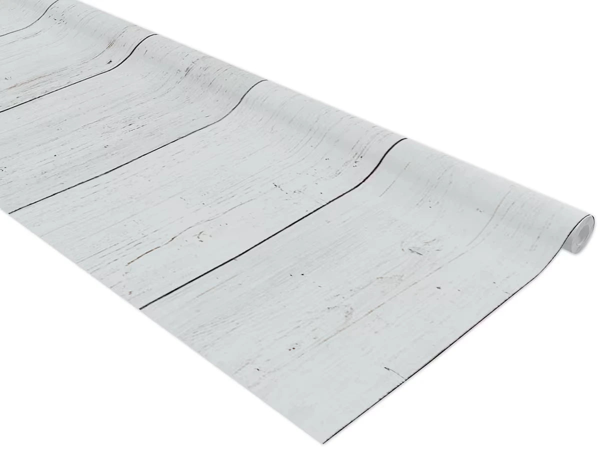 White Shiplap Fadeless® Paper Roll - US 8405