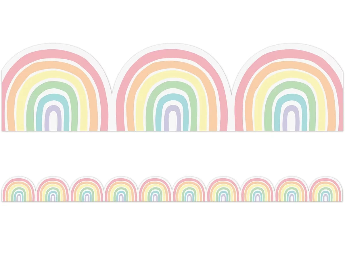 Pastel Pop Rainbow Border - US 5870