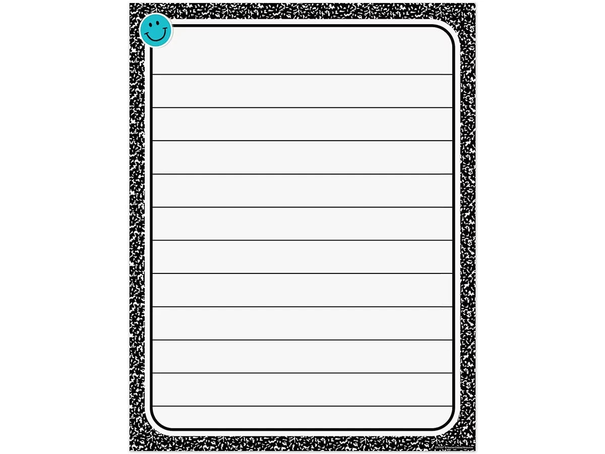 Cool for School Composition Lined Poster - US 7270