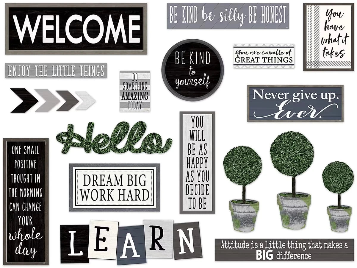 Modern Farmhouse Bulletin Board Set - US 7068