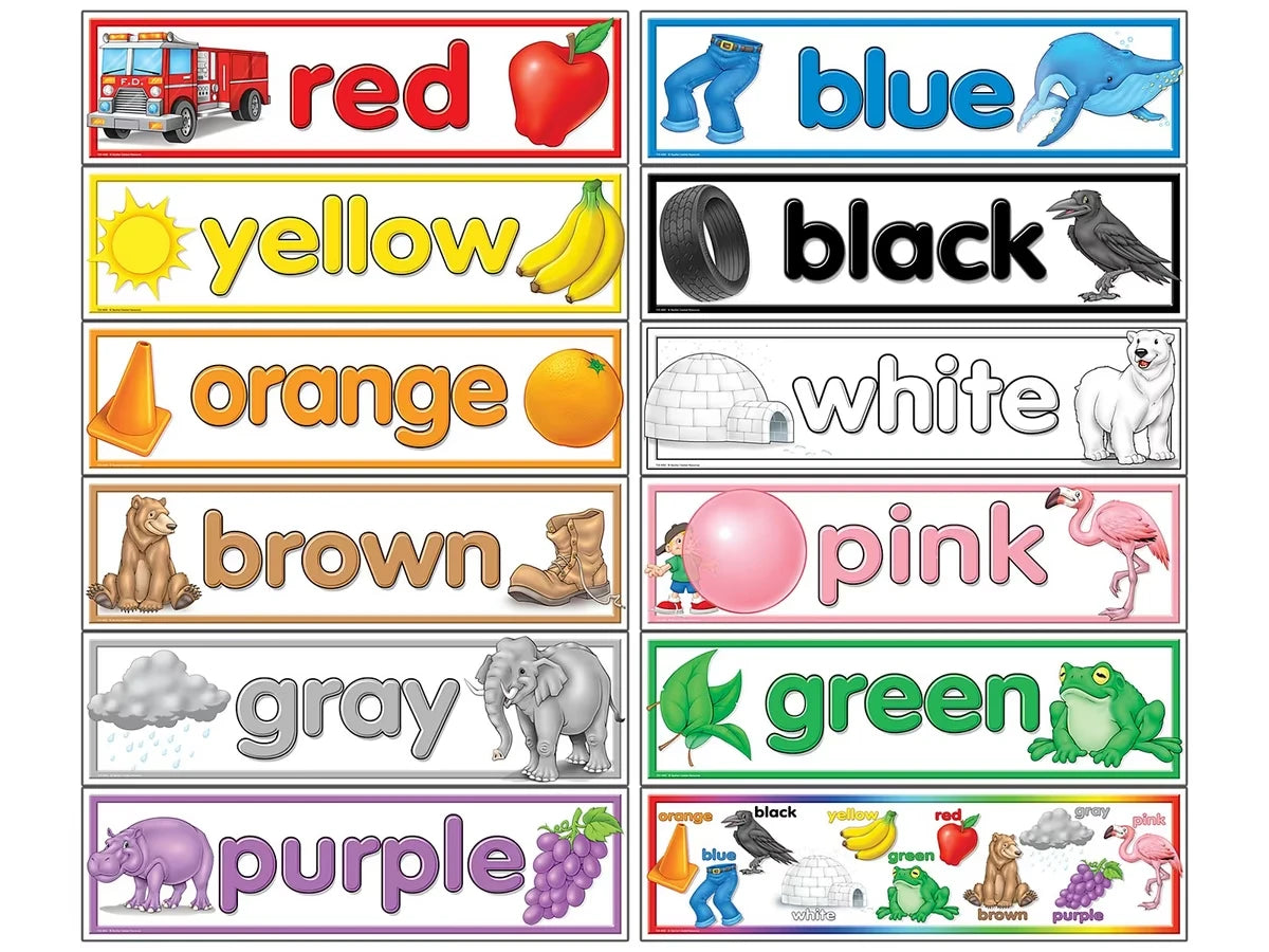 Learning Colors Bulletin Board Set - US 3856