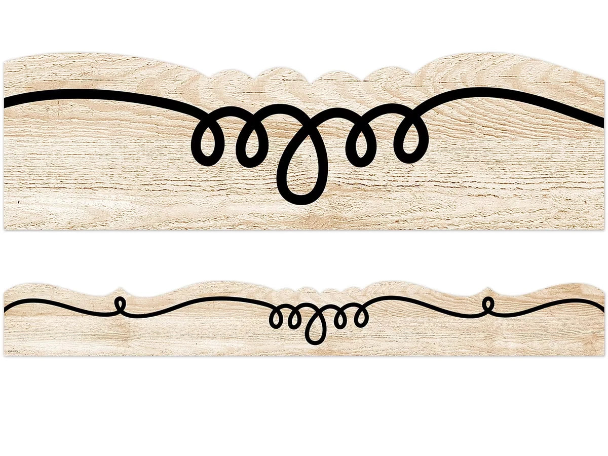 Loop-De-Loop Wood Border - US 1484
